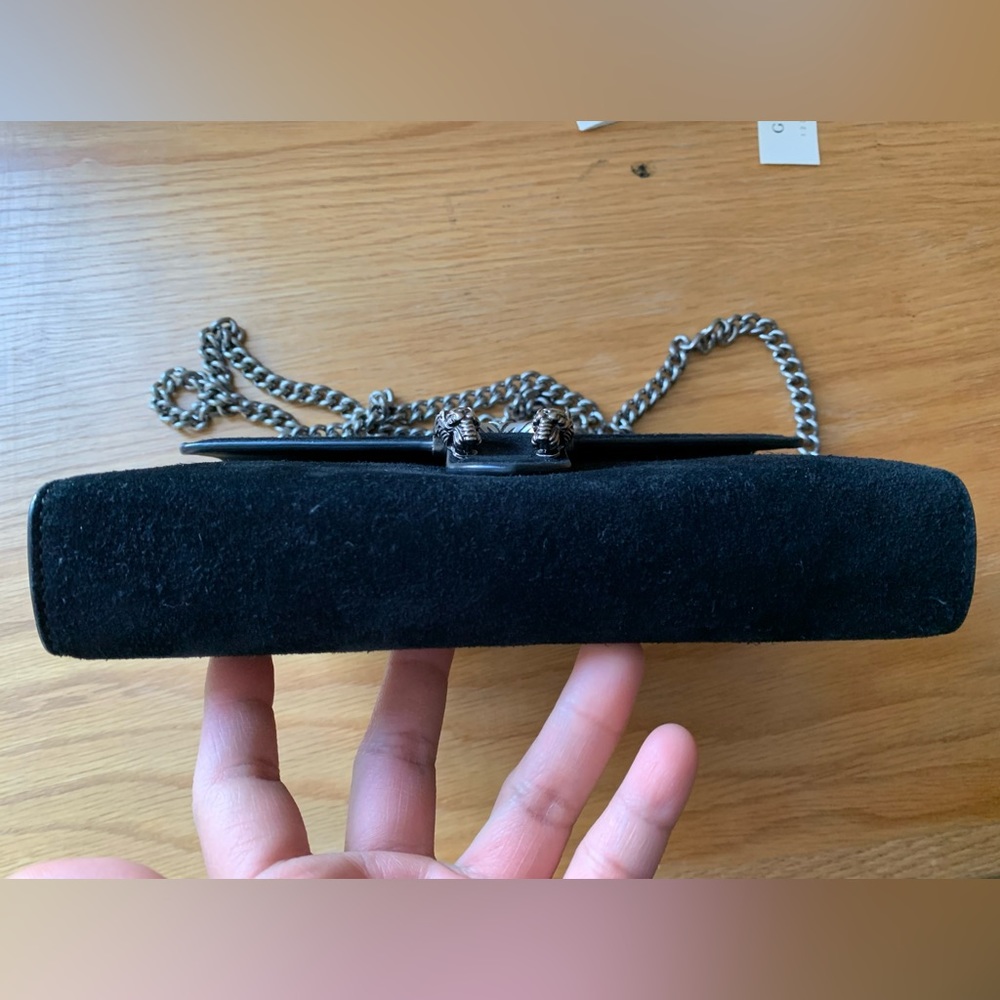 Authentic Gucci GG Dionysus Suede Chain Wallet Small Crossbody Shoulder Bag EUC - Picture 5 of 16